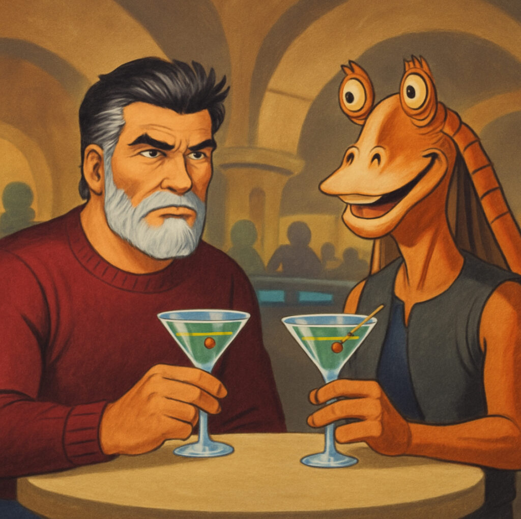 [Image: vitus-in-cantina-with-jar-jar-1024x1020.jpg]